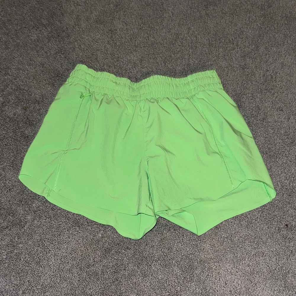 Athleta Bright Lime Athletic Shorts